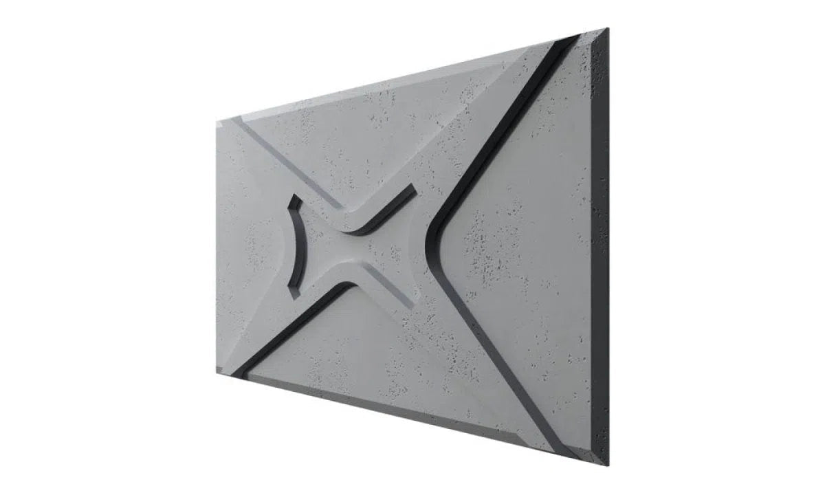 Concrete 3D Wall Panel STARS - DecorMania.eu