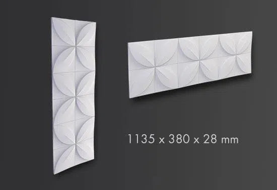 FLOWER 3D WALL PANEL 1PC - DecorMania.eu