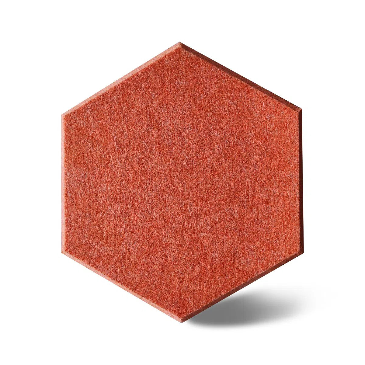 HEXA Felt 3D Panel - ORANGE 3pcs. - DecorMania.eu