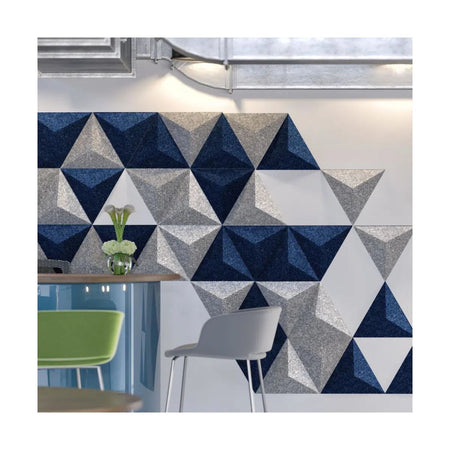 PYRAMID Felt Panel - NAVY - DecorMania.eu