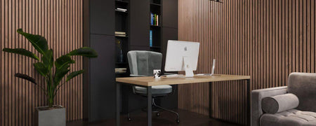 Sapelli Acoustic Slats wall panel 280 x 60 - DecorMania.eu