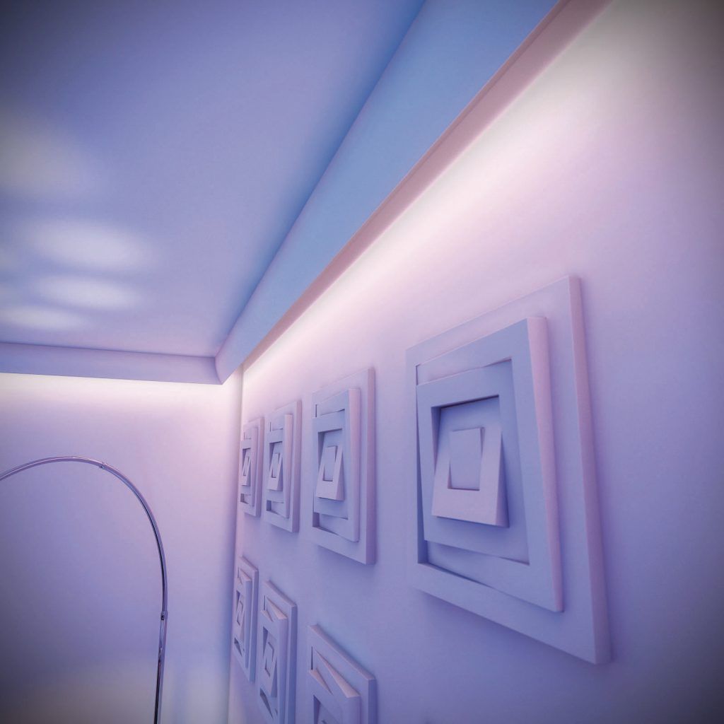 WT3 WALLSTYL 2M COVING LIGHTING SOLUTION - DecorMania.eu